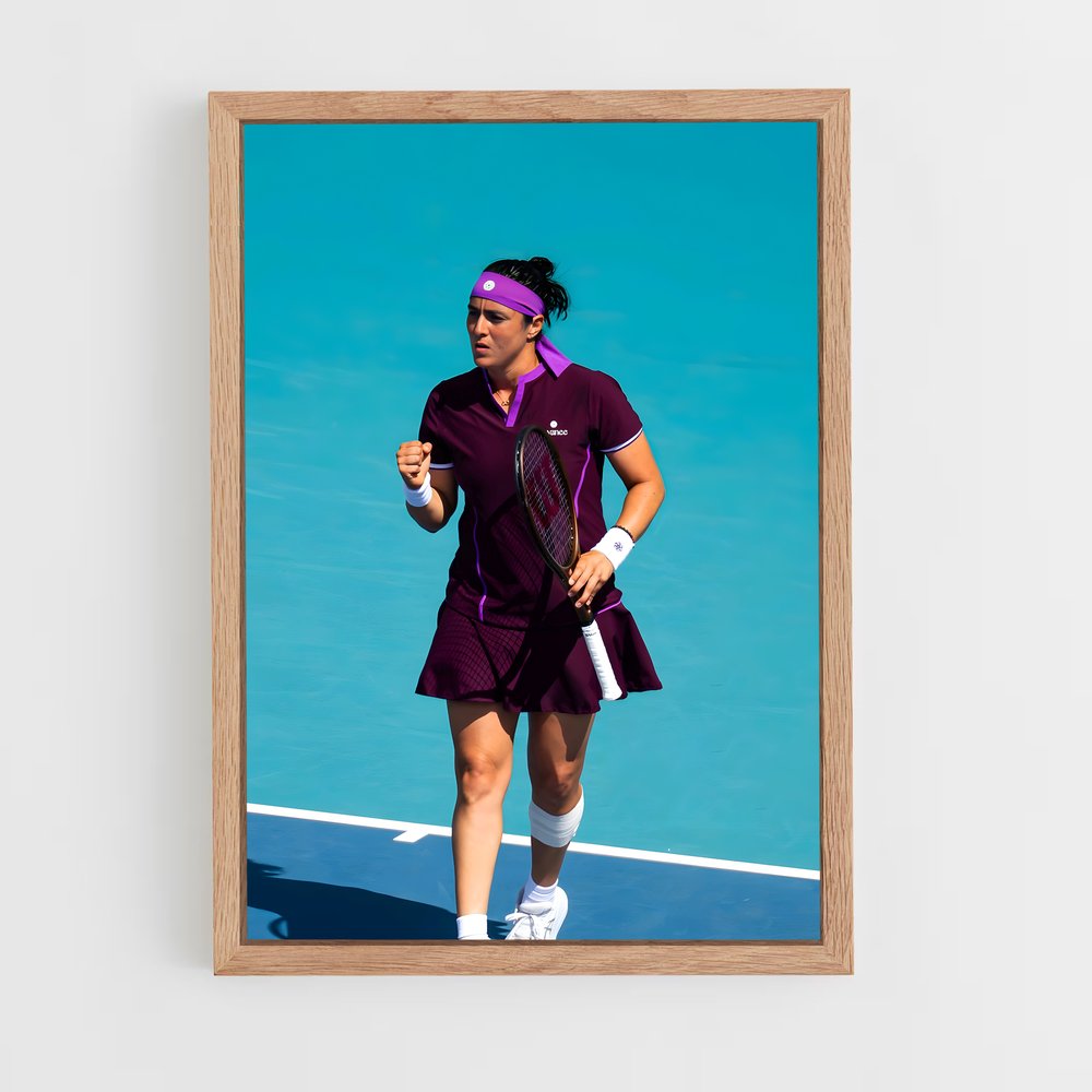 Poster Ons Jabeur – affiche Tennis (vue 4)